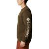 imageColumbia Mens M Logo Fleece CrewOlive GreenAncient Fossil