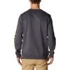 imageColumbia Mens M Logo Fleece CrewShark HeatherColumbia Stencil Sleeve