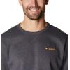 imageColumbia Mens M Logo Fleece CrewShark HeatherColumbia Stencil Sleeve