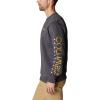 imageColumbia Mens M Logo Fleece CrewShark HeatherColumbia Stencil Sleeve