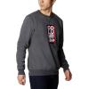 imageColumbia Mens M Logo Fleece CrewShark HeatherCsc Stacked Frame Camo