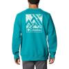 imageColumbia Mens M Logo Fleece CrewTropic Water Block Print