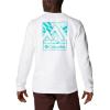 imageColumbia Mens M Logo Fleece CrewWhite Block Print