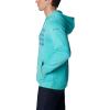 imageColumbia Mens Trek Graphic HoodieBright Aqua HeatherTreestriped Flag