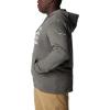 imageColumbia Mens Trek Graphic HoodieCharcoal Heather  Treeline Flag Graphic