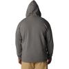 imageColumbia Mens Trek Graphic HoodieCharcoal Heather  Treeline Flag Graphic