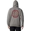 imageColumbia Mens Trek Graphic HoodieCharcoal HeatherButton Badge
