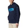 imageColumbia Mens Trek Graphic HoodieCollegiate NavyHex Script