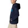 imageColumbia Mens Trek Graphic HoodieCollegiate NavyHex Script