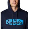 imageColumbia Mens Trek Graphic HoodieCollegiate NavyHex Script