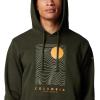 imageColumbia Mens Trek Graphic HoodieGreenscapeLinear Drifts