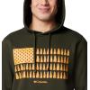 imageColumbia Mens Trek Graphic HoodieGreenscapeTreestripe Flag