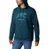 imageColumbia Mens Trek Graphic HoodieNight Wave  Bearly Checkered Peaks Grx
