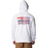 imageColumbia Mens Trek Graphic HoodieWhitePatriotic Shoreline Graphic