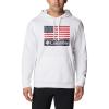 White/Us Flag Stamp