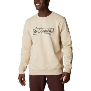 imageColumbia Mens M Logo Fleece CrewAncient Fossil Heather Csc Sleeve