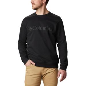 imageColumbia Mens M Logo Fleece CrewBlack Puff Logo