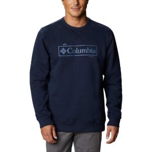 imageColumbia Mens M Logo Fleece CrewCollegiate NavyBluestone Csc Sleeve