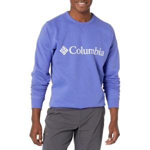 imageColumbia Mens M Logo Fleece CrewPurple LotusCsc Branded Logo