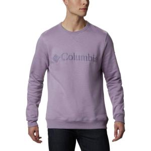 imageColumbia Mens M Logo Fleece CrewShale Purple Puff Logo