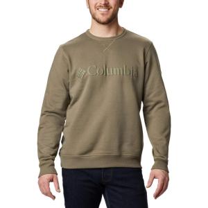 imageColumbia Mens M Logo Fleece CrewStone Green Puff Logo
