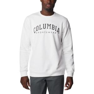 imageColumbia Mens M Logo Fleece CrewWhite