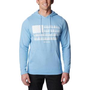 imageColumbia Mens Trek Graphic HoodieJet StreamTreestriped Flag