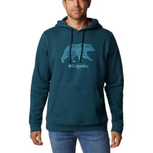 imageColumbia Mens Trek Graphic HoodieNight Wave  Bearly Checkered Peaks Grx
