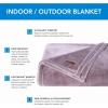imageColumbia 50quot x 60quot Super Plush Lightweight Throw Blanket  Outdoor Essentials for Camping Picnics and Adventures Soft and Cozy Home Essentials for Bed and Living Room  BlackSparrow