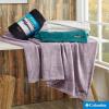 imageColumbia 50quot x 60quot Super Plush Lightweight Throw Blanket  Outdoor Essentials for Camping Picnics and Adventures Soft and Cozy Home Essentials for Bed and Living Room  BlackNight Wave