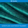 imageColumbia 50quot x 60quot Super Plush Lightweight Throw Blanket  Outdoor Essentials for Camping Picnics and Adventures Soft and Cozy Home Essentials for Bed and Living Room  BlackNight Wave