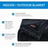 imageColumbia 50quot x 60quot Super Plush Lightweight Throw Blanket  Outdoor Essentials for Camping Picnics and Adventures Soft and Cozy Home Essentials for Bed and Living Room  BlackBlack
