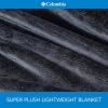 imageColumbia 50quot x 60quot Super Plush Lightweight Throw Blanket  Outdoor Essentials for Camping Picnics and Adventures Soft and Cozy Home Essentials for Bed and Living Room  BlackBlack