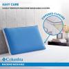 imageColumbia Cooling Gel Memory Foam Pillow  Comfortable and Supportive with Cooling ampamp Breathable Features  Removable Washable Cover QueenQueen