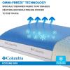 imageColumbia Cooling Gel Memory Foam Pillow  Comfortable and Supportive with Cooling ampamp Breathable Features  Removable Washable Cover QueenQueen