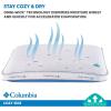 imageColumbia Cooling Gel Memory Foam Pillow  Comfortable and Supportive with Cooling ampamp Breathable Features  Removable Washable Cover QueenQueen