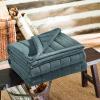 imageCozy Soft Fleece Filled Bed Blanket  wThermal Coil Warm Body Heat Radiating Technology  King  Gray