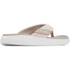 imageColumbia Womens Boatside Flip Lea PFG SandalCrushed ClayDark Stone