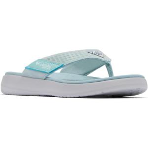 imageColumbia Womens Boatside Flip Lea PFG SandalCrushed BlueSpray