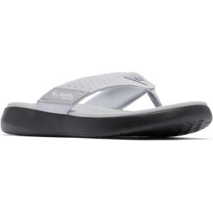 imageColumbia Womens Boatside Flip Lea PFG SandalSlate GreyWhite