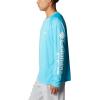 imageColumbia Mens PFG Terminal Tackle Long Sleeve ShirtAtollWhite Logo