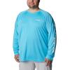imageColumbia Mens PFG Terminal Tackle Long Sleeve ShirtAtollWhite Logo