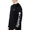 imageColumbia Mens PFG Terminal Tackle Long Sleeve ShirtBlackCool Grey Logo
