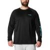 imageColumbia Mens PFG Terminal Tackle Long Sleeve ShirtBlackGulf Stream Logo