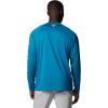 imageColumbia Mens PFG Terminal Tackle Long Sleeve ShirtBlue EchoWhite Logo