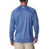 imageColumbia Mens PFG Terminal Tackle Long Sleeve ShirtBluebellCool Grey Logo