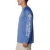 imageColumbia Mens PFG Terminal Tackle Long Sleeve ShirtBluebellCool Grey Logo