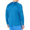 imageColumbia Mens PFG Terminal Tackle Long Sleeve ShirtBright AquaCollegiate Navy Logo