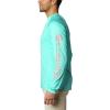 imageColumbia Mens PFG Terminal Tackle Long Sleeve ShirtBright AquaSalmon Logo