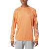 imageColumbia Mens PFG Terminal Tackle Long Sleeve ShirtBright NectarVivid Blue Logo